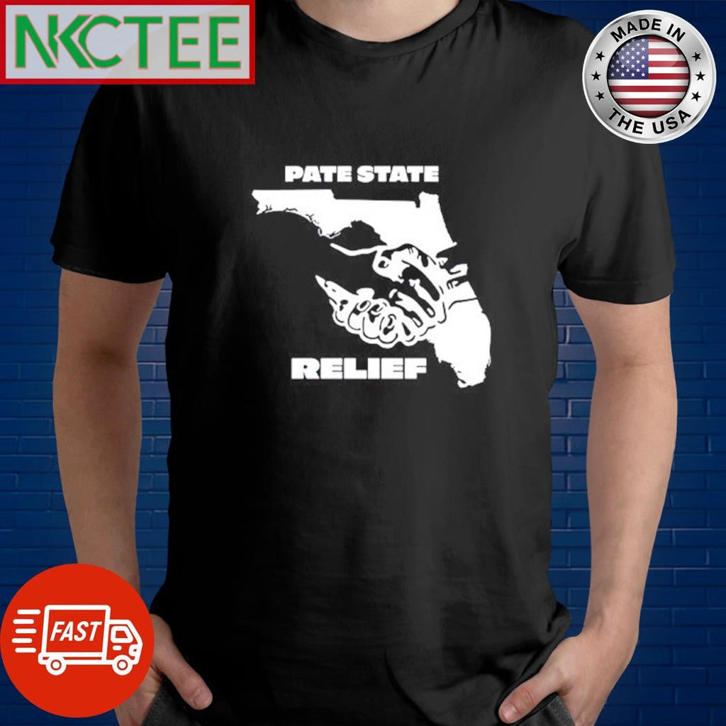 Top Florida Pate State Relief shirt Unisex T-shirt, Sweatshirt, Hoodie, Long Sleeve Tee - T-Shirt, Sweatshirt, Hoodie