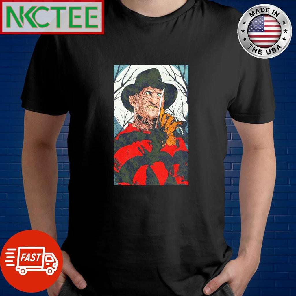 Top Freddy Krueger Halloween shirt Unisex T-shirt, Sweatshirt, Hoodie, Long Sleeve Tee - T-Shirt, Sweatshirt, Hoodie