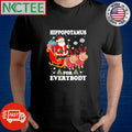 Top Hippopotamus for everybody Christmas Santa Hippo Moo Deng snow shirt Unisex T-shirt, Sweatshirt, Hoodie, Long Sleeve Tee - T-Shirt, Sweatshirt, Hoodie