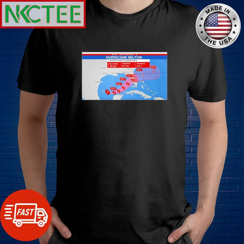 Top Hurricane Milton shirt Unisex T-shirt, Sweatshirt, Hoodie, Long Sleeve Tee - T-Shirt, Sweatshirt, Hoodie