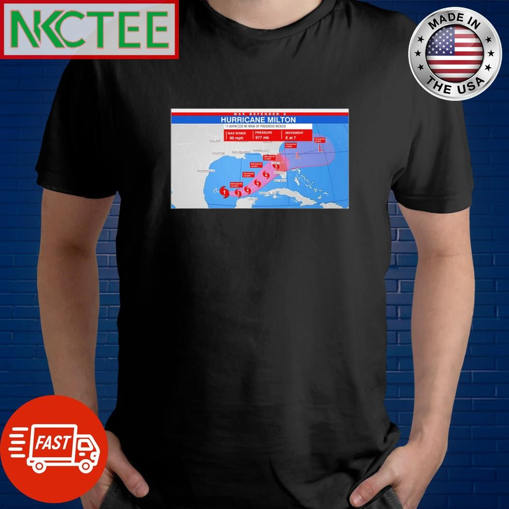 Top Hurricane Milton shirt Unisex T-shirt, Sweatshirt, Hoodie, Long Sleeve Tee - T-Shirt, Sweatshirt, Hoodie