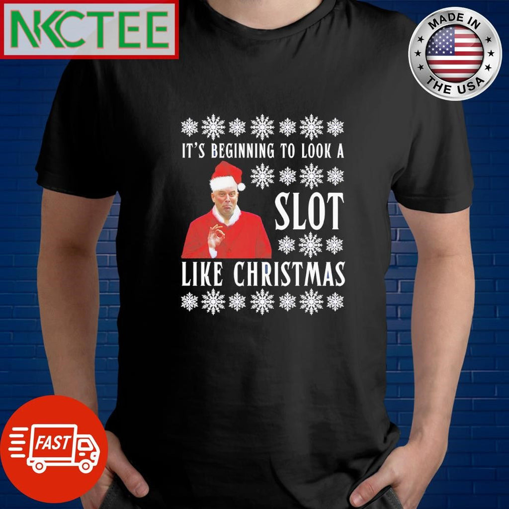 Top It’s beginning to look a slot like Christmas snow shirt Unisex T-shirt, Sweatshirt, Hoodie, Long Sleeve Tee - T-Shirt, Sweatshirt, Hoodie
