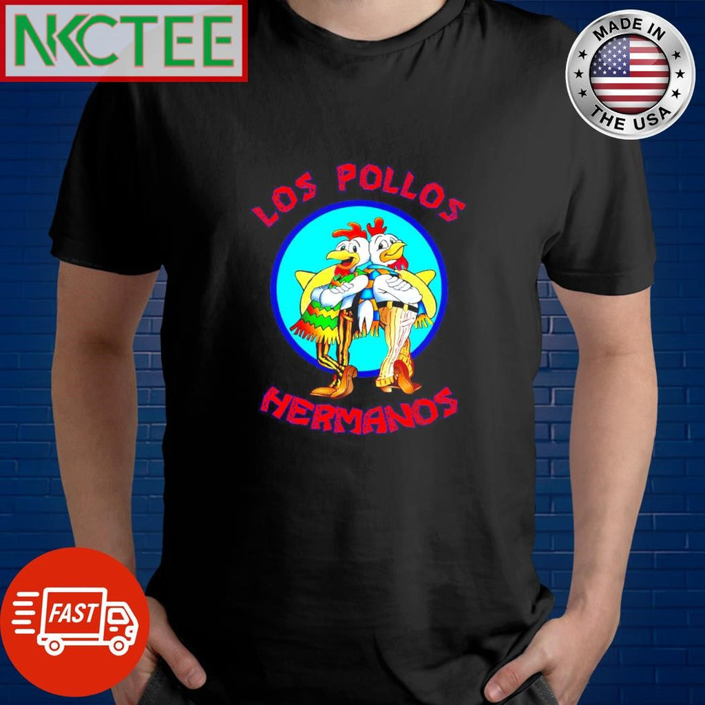 Top Los Pollos Hermanos circle shirt Unisex T-shirt, Sweatshirt, Hoodie, Long Sleeve Tee - T-Shirt, Sweatshirt, Hoodie