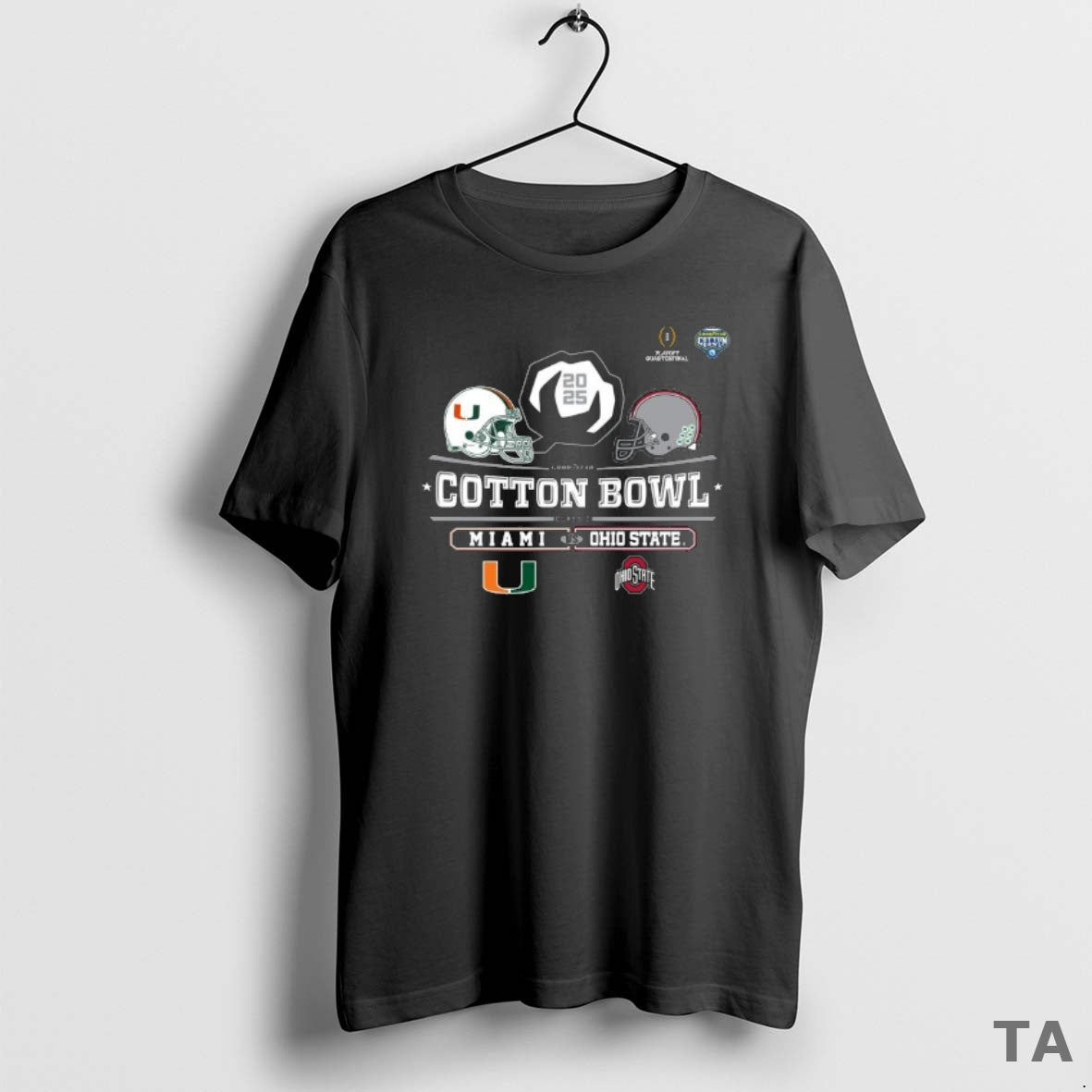 Top Miami Vs Ohio State 2025 Cotton Bowl Helmet Logo December 31 T-Shirts, Hoodie, Sweatshirt - T-Shirt, Sweatshirt, Hoodie