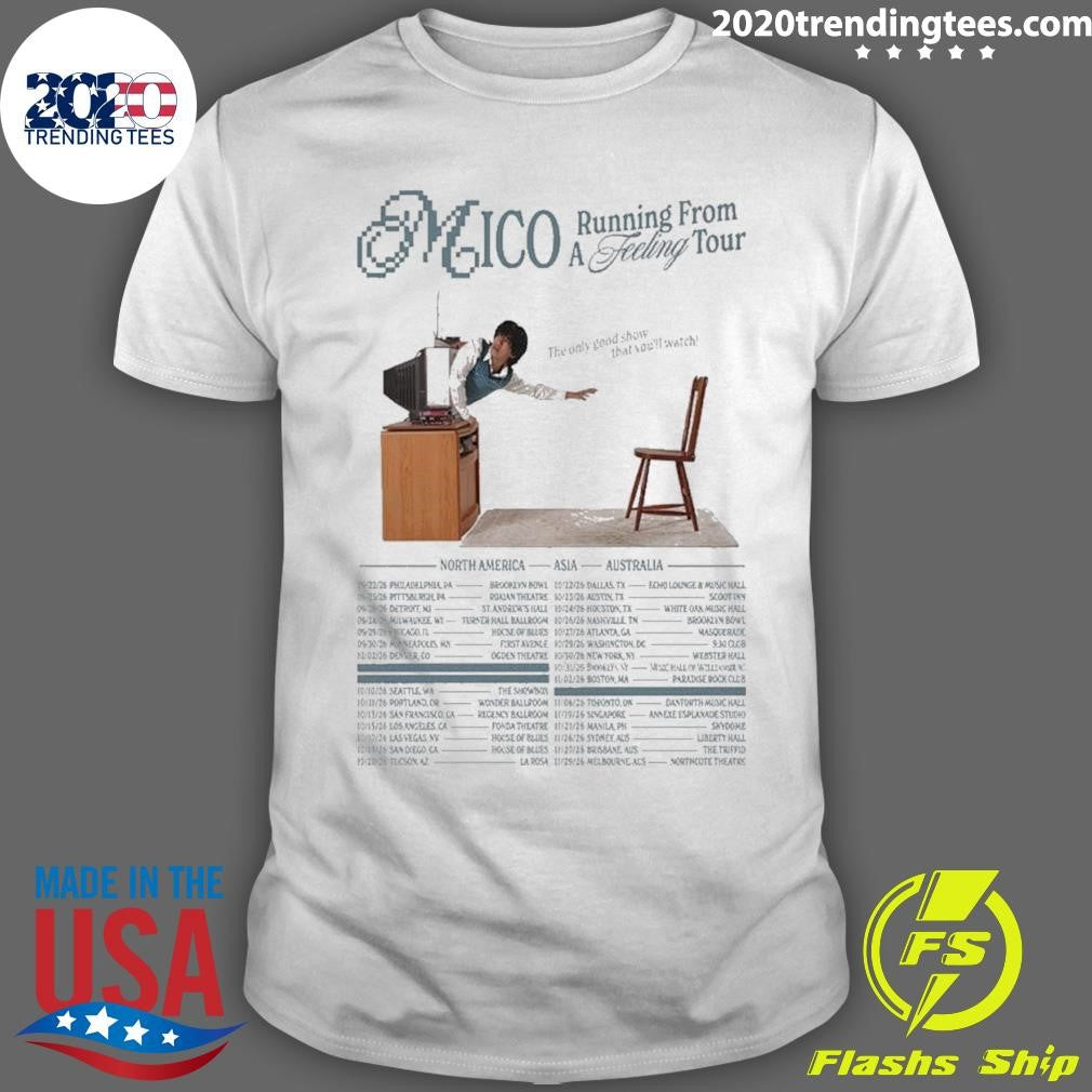Mico World Tour 2026 Poster Shirt Unisex T-shirt, Sweatshirt, Hoodie, Long Sleeve Tee - T-Shirt, Sweatshirt, Hoodie