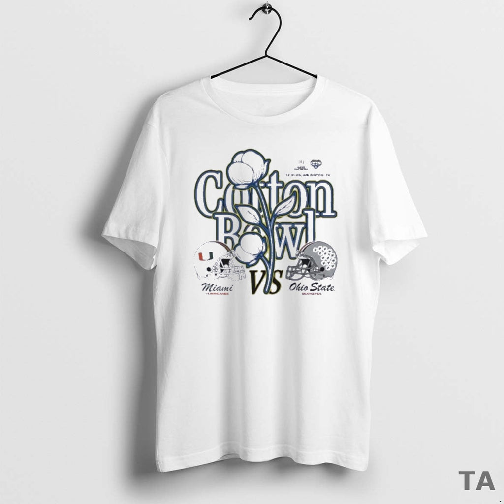 Top Ohio State Vs Miami 2025 Cotton Bowl Arlington Tx December 31 2025 Helmet T-Shirts, Hoodie, Sweatshirt - T-Shirt, Sweatshirt, Hoodie