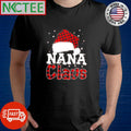 Top Santa Hat Christmas Nana Claus winter snow shirt Unisex T-shirt, Sweatshirt, Hoodie, Long Sleeve Tee - T-Shirt, Sweatshirt, Hoodie