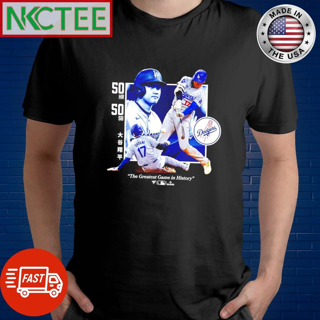 Top Shohei Ohtani batting Los Angeles Dodgers The Greatest Game in history shirt Unisex T-shirt, Sweatshirt, Hoodie, Long Sleeve Tee - T-Shirt, Sweatshirt, Hoodie