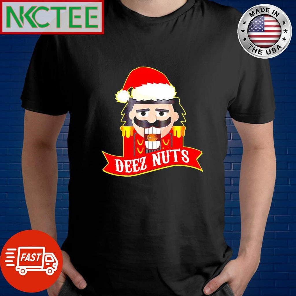 Top The Nutcracker Deez Nuts Ugly Christmas shirt Unisex T-shirt, Sweatshirt, Hoodie, Long Sleeve Tee - T-Shirt, Sweatshirt, Hoodie