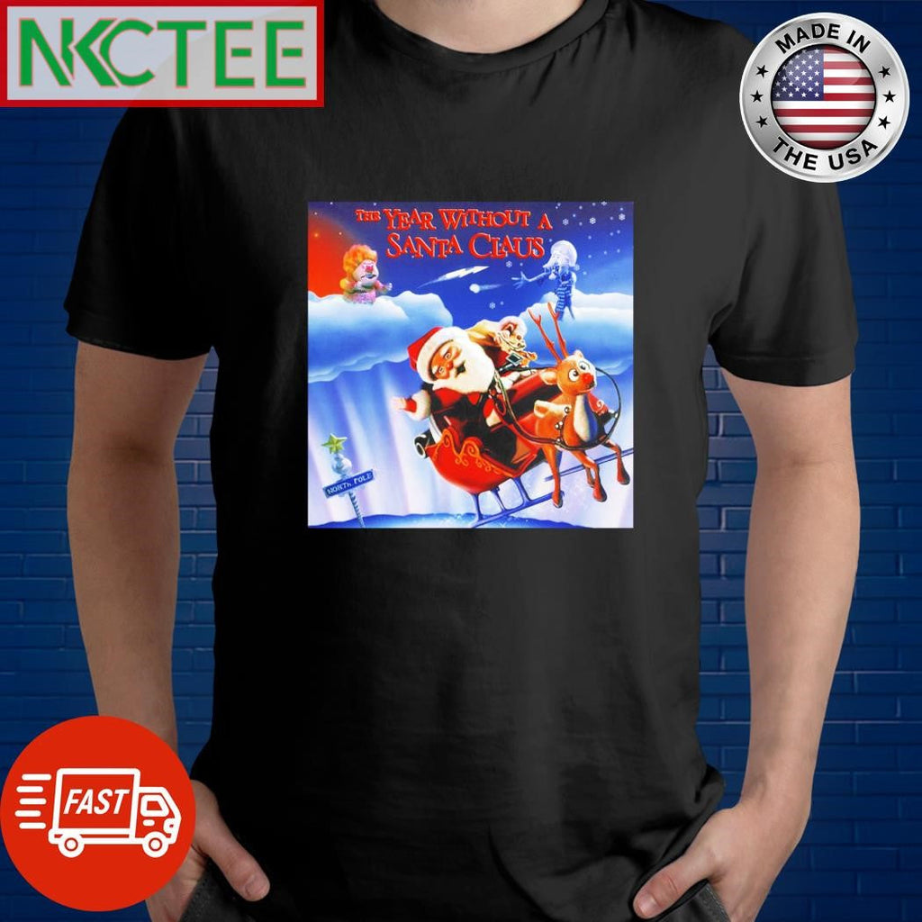 Top The Year Without a Santa Claus 1974 Christmas shirt Unisex T-shirt, Sweatshirt, Hoodie, Long Sleeve Tee - T-Shirt, Sweatshirt, Hoodie