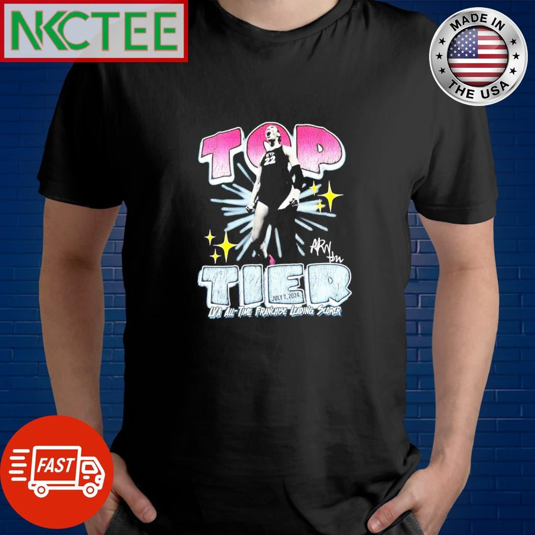 Top Top Tier LVA all time Franchise leading scorer shirt Unisex T-shirt, Sweatshirt, Hoodie, Long Sleeve Tee - T-Shirt, Sweatshirt, Hoodie