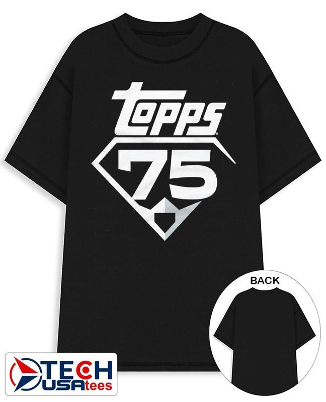 Topps Baseball 75th Anniversary logo shirt Unisex T-shirt, Sweatshirt, Hoodie, Long Sleeve Tee - T-Shirt, Sweatshirt, Hoodie