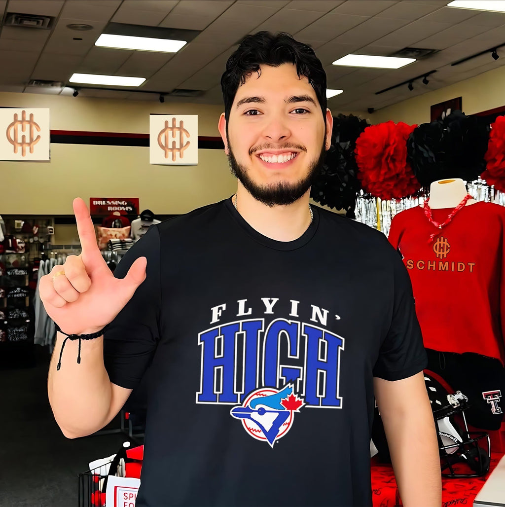Toronto Blue Jays Flyin High Hometown shirt Unisex T-shirt, Sweatshirt, Hoodie, Long Sleeve Tee - T-Shirt, Sweatshirt, Hoodie