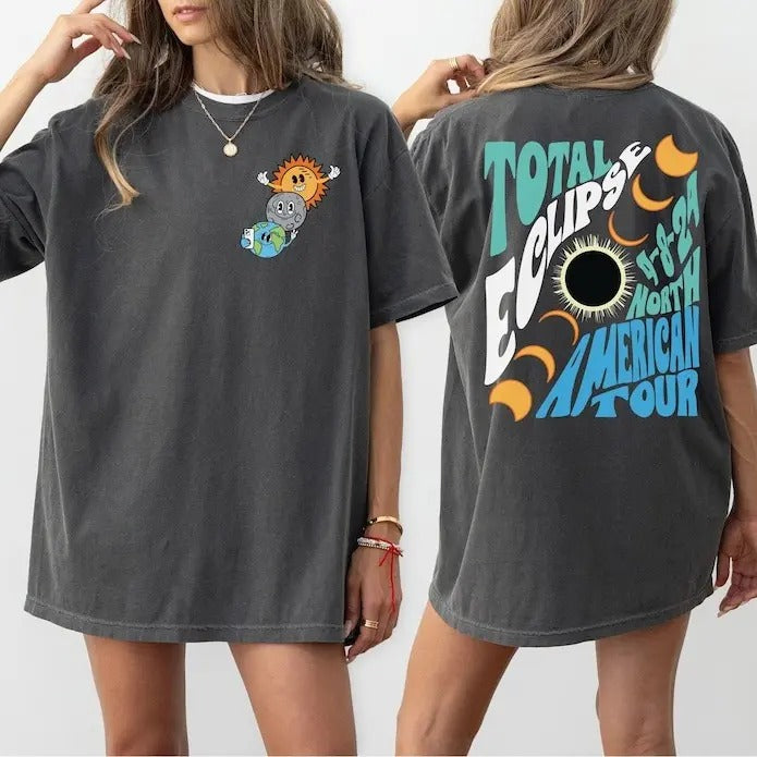 Total Solar Eclipse 2024 Shirt Double Sided Shirt April 8th 2024 Shirt Eclipse Event 2024 Shirt Eclipse Lover T-Shirts, Hoodie, Sweatshirt - T-Shirt, Sweatshirt, Hoodie