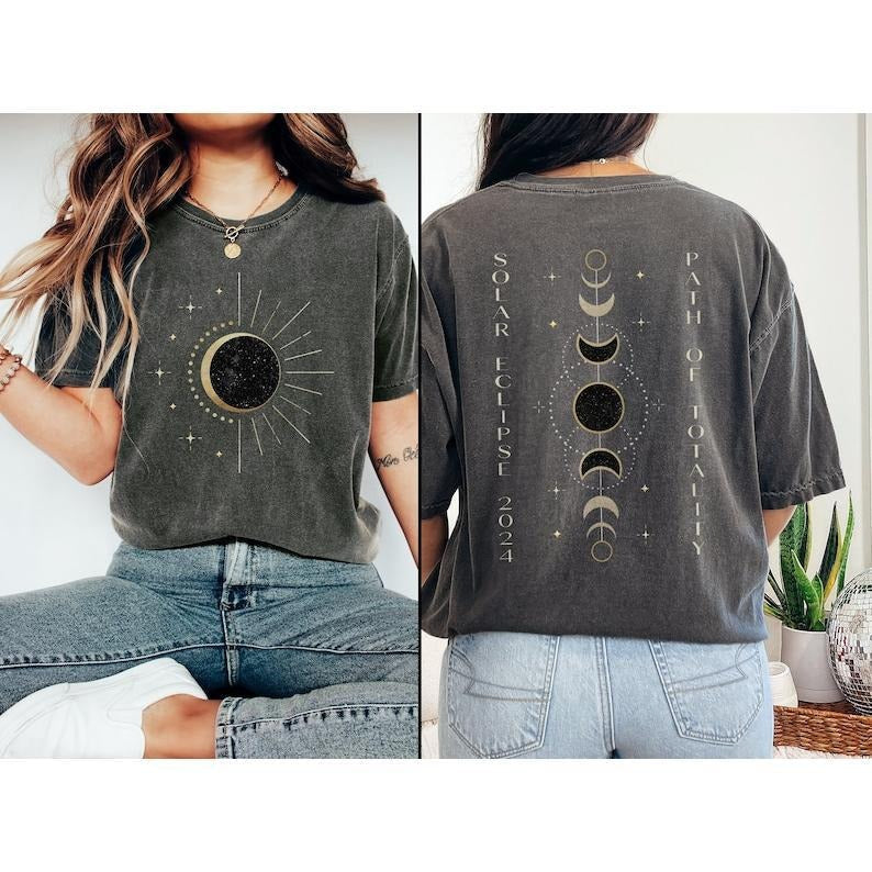 Total Solar Eclipse Shirt Path Totality Shirt Countdown Totality Celestial Shirt Astronomy Sun T-Shirts, Hoodie, Sweatshirt - T-Shirt, Sweatshirt, Hoodie