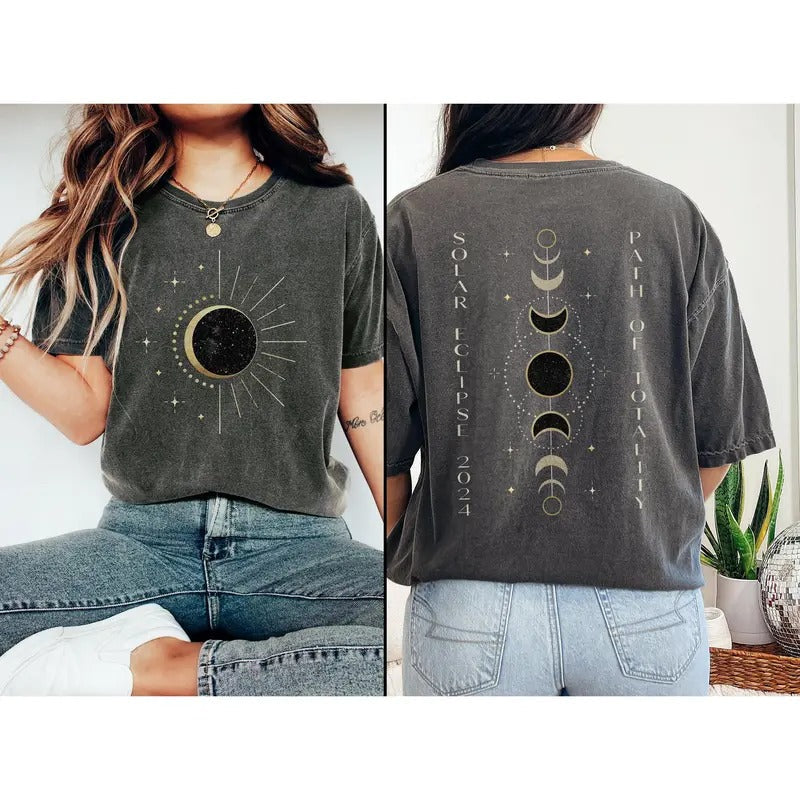 Total Solar Eclipse Shirt Path Totality Shirt Countdown Totality Celestial Shirt Astronomy Sun Shirt T-Shirts, Hoodie, Sweatshirt - T-Shirt, Sweatshirt, Hoodie