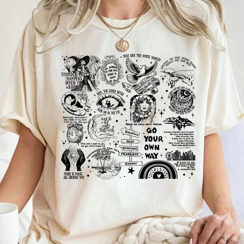 Tracklist Stevie Nicks Newest Shirt Silver Springs Shirt Her T-Shirts, Hoodie, Sweatshirt - T-Shirt, Sweatshirt, Hoodie