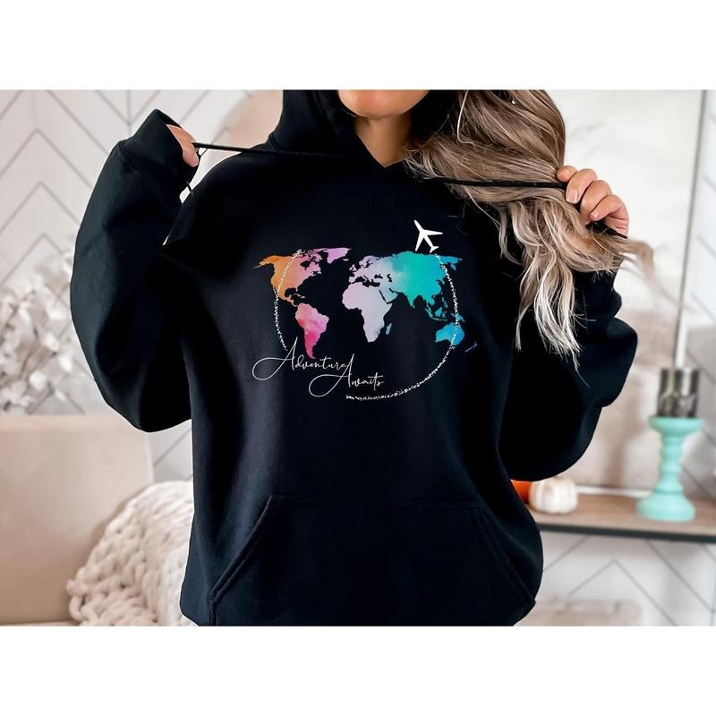 Traveler Travel Vacation Travel Lover World Map Shirt Airplane Mode Shirt Exchange Student Wanderlust T-Shirts, Hoodie, Sweatshirt - T-Shirt, Sweatshirt, Hoodie