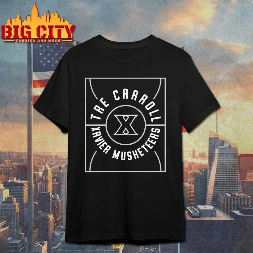 Tre Carroll Xavier Musketeers shirt Unisex T-shirt, Sweatshirt, Hoodie, Long Sleeve Tee - T-Shirt, Sweatshirt, Hoodie