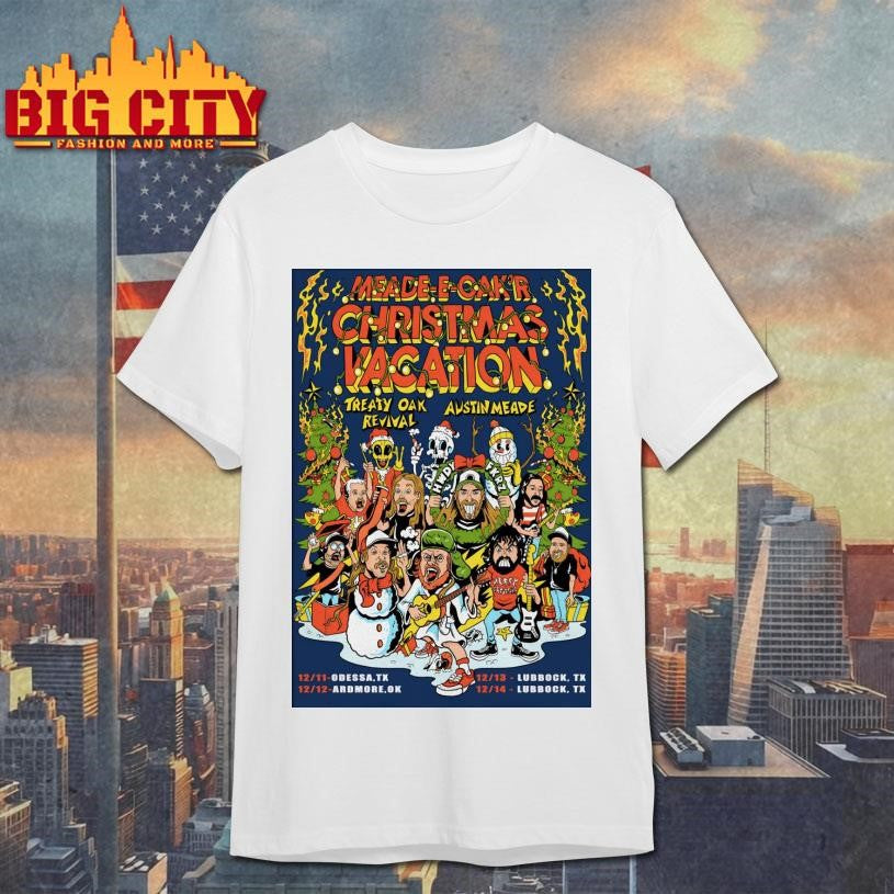 Treaty Oak Revival And Austin Meade Dec 11 2025 Odessa TX Poster Shirt Unisex T-shirt, Sweatshirt, Hoodie, Long Sleeve Tee - T-Shirt, Sweatshirt, Hoodie