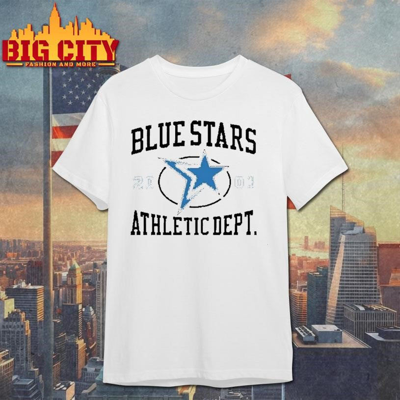 Treaty Oak Revival Blue Stars Athletic Dept Shirt Unisex T-shirt, Sweatshirt, Hoodie, Long Sleeve Tee - T-Shirt, Sweatshirt, Hoodie