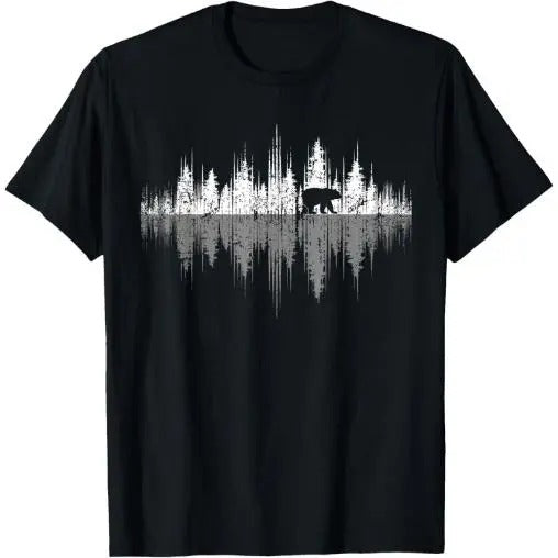 Trees Reflection Wildlife Nature Animal Bear Outdoor Forest Made USA T-Shirts, Hoodie, Sweatshirt - T-Shirt, Sweatshirt, Hoodie