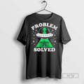 Trending Alien Ufo Abduction White House Problem Solved T Shirt Unisex T-shirt, Sweatshirt, Hoodie, Long Sleeve Tee - T-Shirt, Sweatshirt, Hoodie