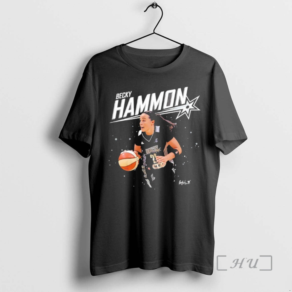 Trending Becky Hammon San Antonio Stars Signature T-Shirts, Hoodie, Sweatshirt - T-Shirt, Sweatshirt, Hoodie