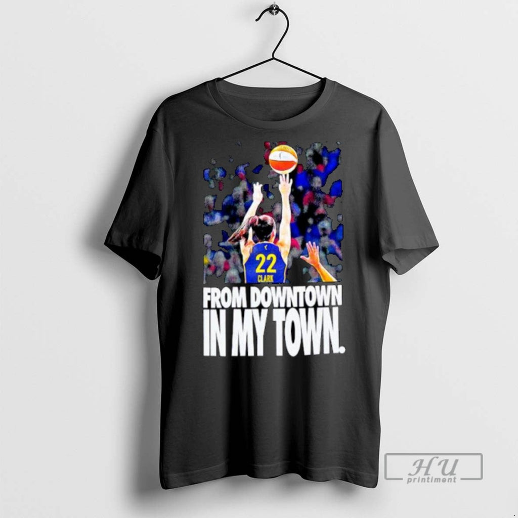 Trending Caitlin Clark Indiana Fever Wnba From Downtown In My Town Ornaments T Shirt Unisex T-shirt, Sweatshirt, Hoodie, Long Sleeve Tee - T-Shirt, Sweatshirt, Hoodie
