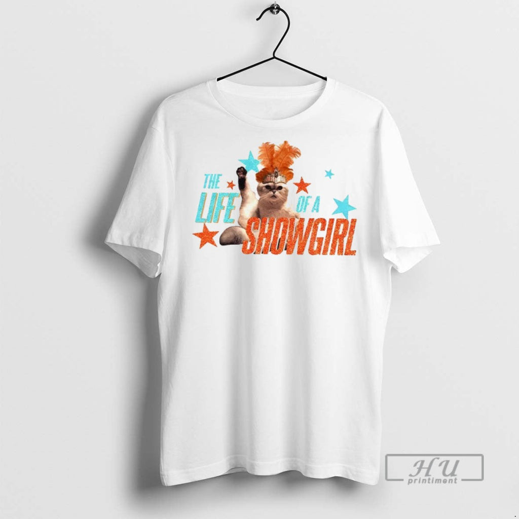 Trending Cat Taylor The Life Of A Showgirl Eras Tour Country Music Fan Gift Unisex T-shirt, Sweatshirt, Hoodie, Long Sleeve Tee - T-Shirt, Sweatshirt, Hoodie