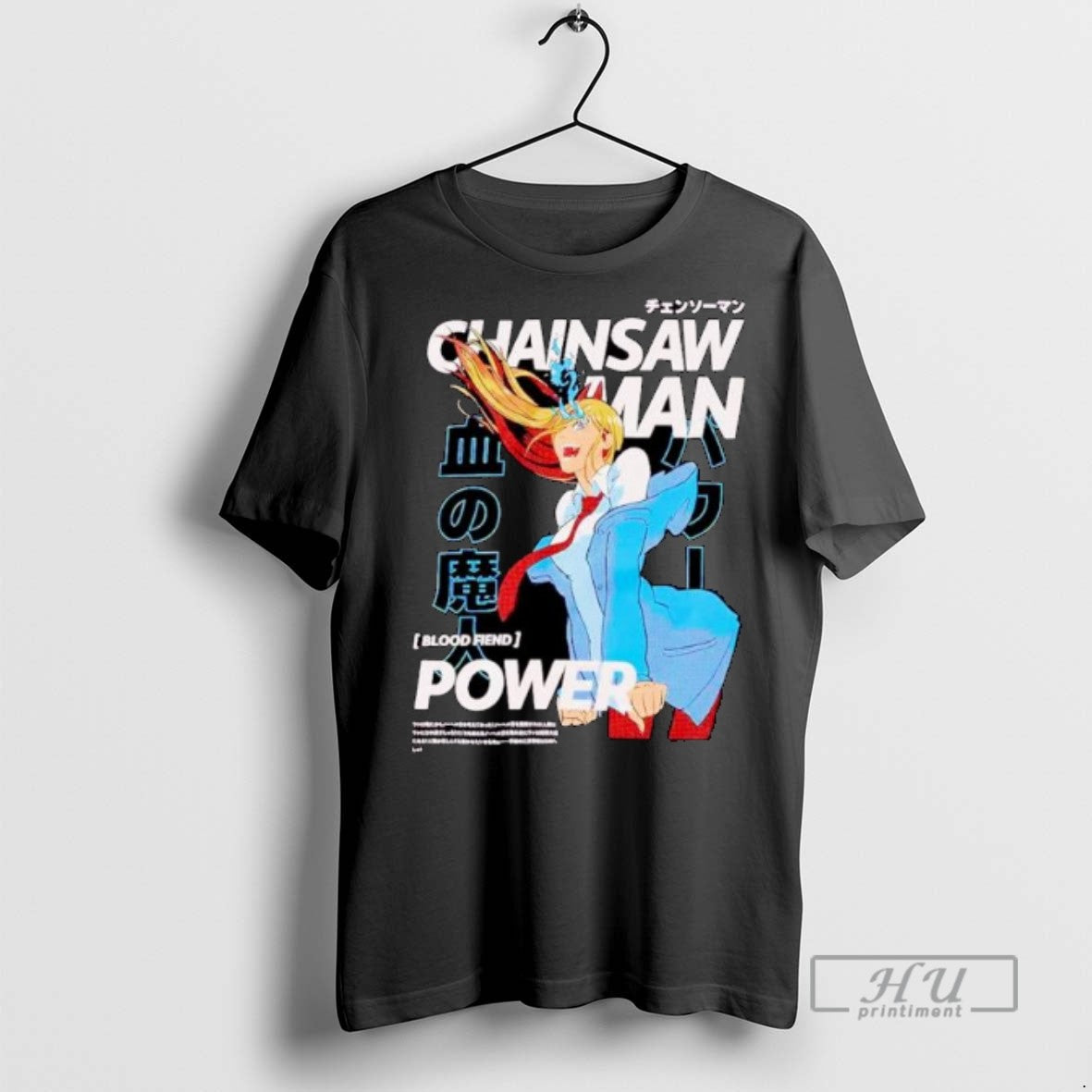 Trending Chainsaw Man Power Magazine Cover Ornaments T Shirt Unisex T-shirt, Sweatshirt, Hoodie, Long Sleeve Tee - T-Shirt, Sweatshirt, Hoodie