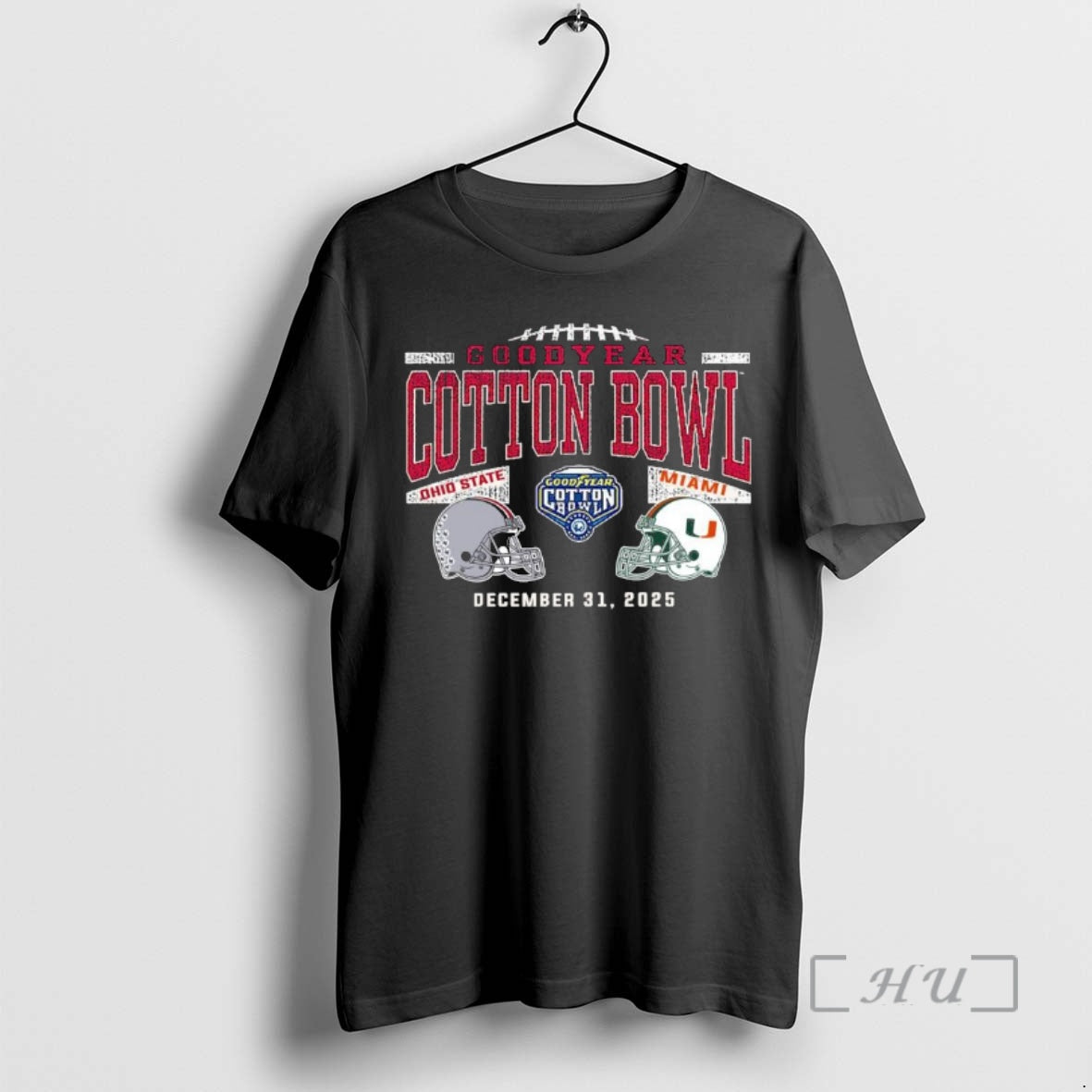 Trending December 31 Miami Vs Ohio State 2025 Cotton Bowl Matchup T-Shirts, Hoodie, Sweatshirt - T-Shirt, Sweatshirt, Hoodie
