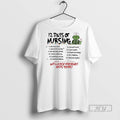 Trending Grinch Nurse Christmas 12 Days Of Nursing T Shirt Unisex T-shirt, Sweatshirt, Hoodie, Long Sleeve Tee - T-Shirt, Sweatshirt, Hoodie