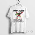 Trending Grinch My Five Moods Tree T-Shirts, Hoodie, Sweatshirt - T-Shirt, Sweatshirt, Hoodie