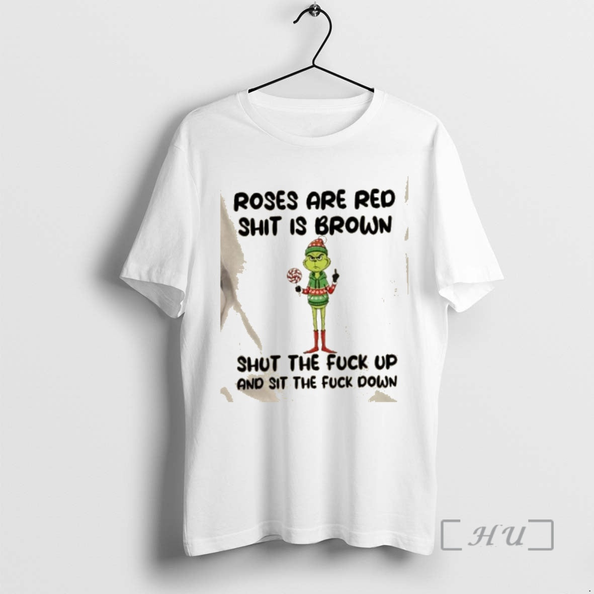 Trending Grinch Roses Are Red Shit Is Brown Shut Fuck Up Sit T-Shirts, Hoodie, Sweatshirt - T-Shirt, Sweatshirt, Hoodie