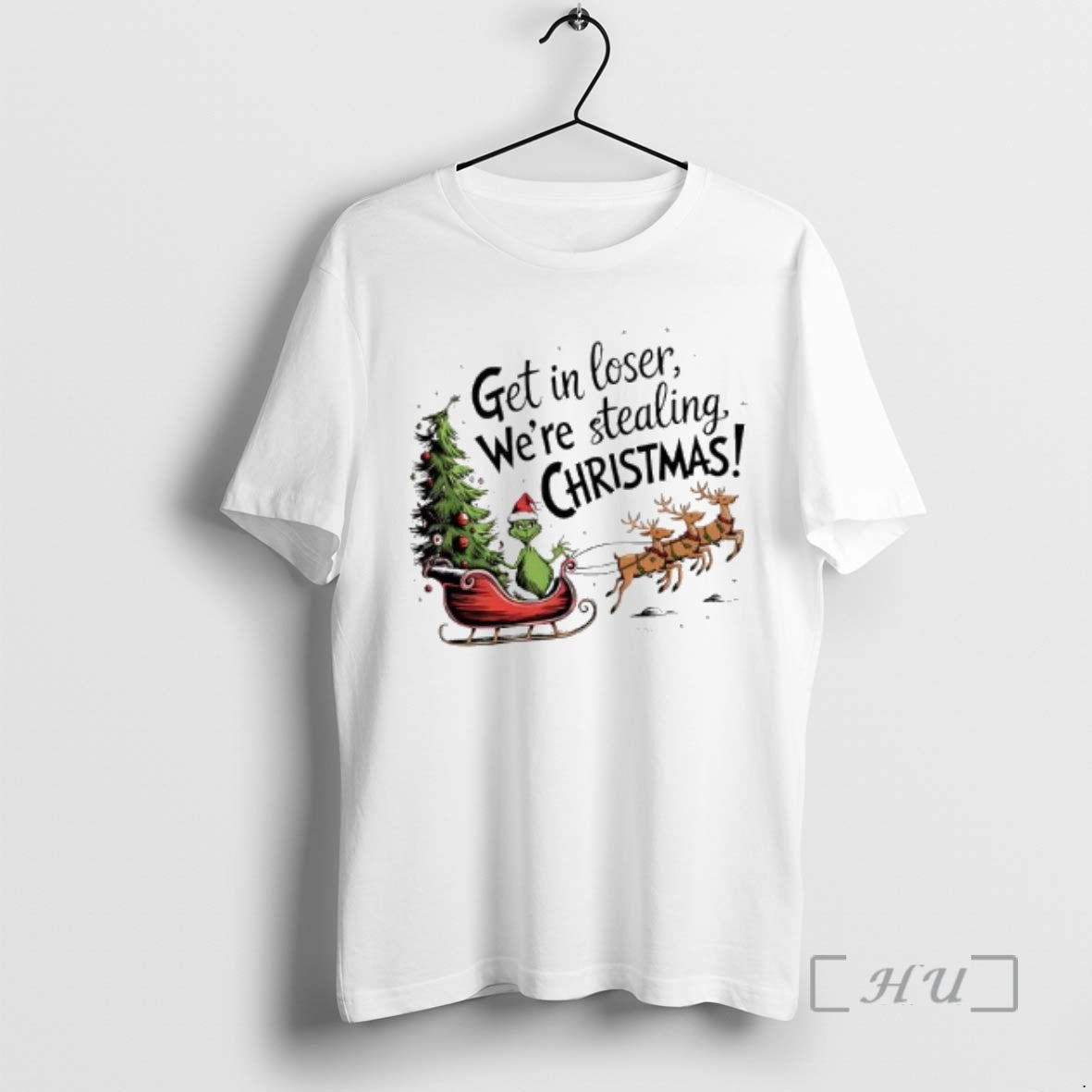 Trending Grinch Reindeer Get Loser Were Stealing T-Shirts, Hoodie, Sweatshirt - T-Shirt, Sweatshirt, Hoodie