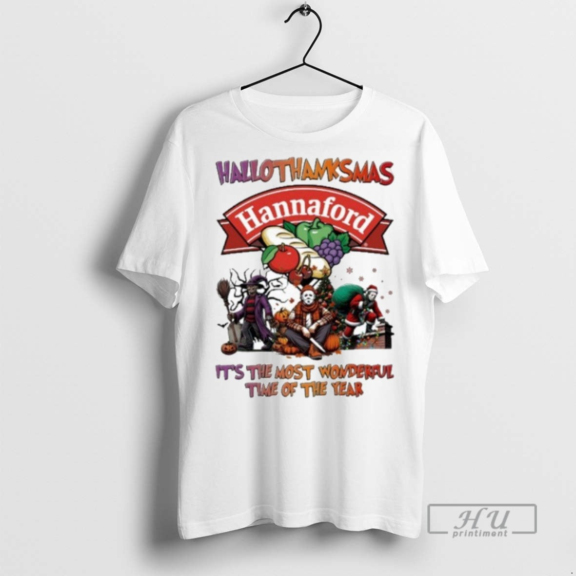Trending Hannaford Supermarkets Horror Film Hallothanksmas Its The Most Wonderful Time Of The Year - T-Shirt, Sweatshirt, Hoodie
