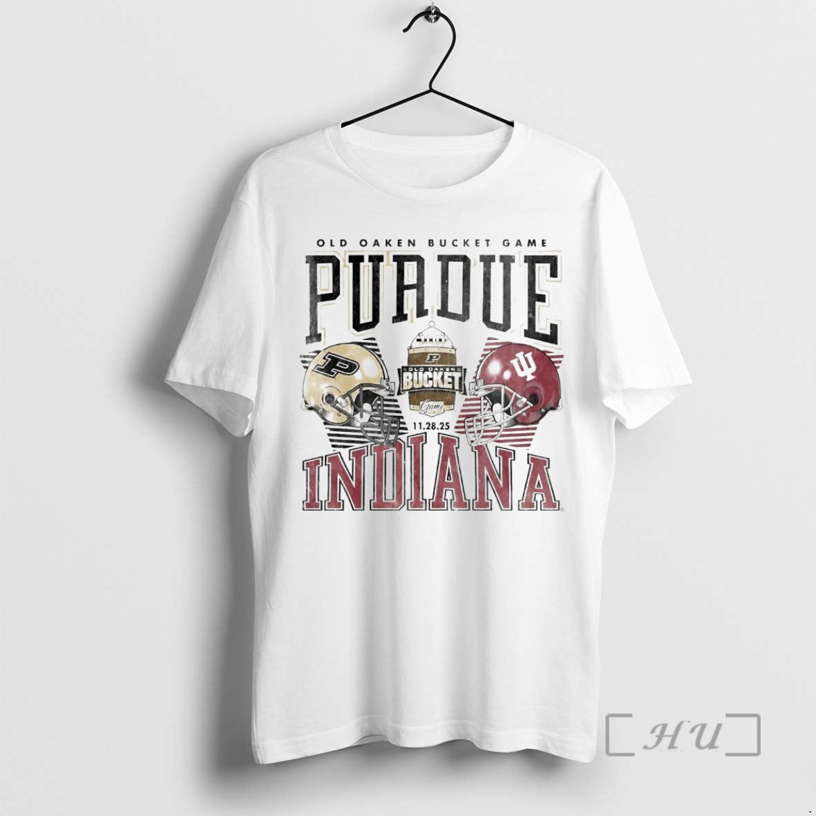 Trending Indiana Vs Purdue 2025 Old Oaken Bucket Helmet Matchup T-Shirts, Hoodie, Sweatshirt - T-Shirt, Sweatshirt, Hoodie