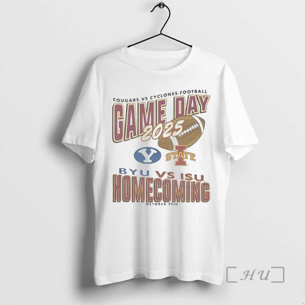 Trending Iowa State Cyclones Vs Byu Cougars 2025 Game Day Homecoming T-Shirts, Hoodie, Sweatshirt - T-Shirt, Sweatshirt, Hoodie