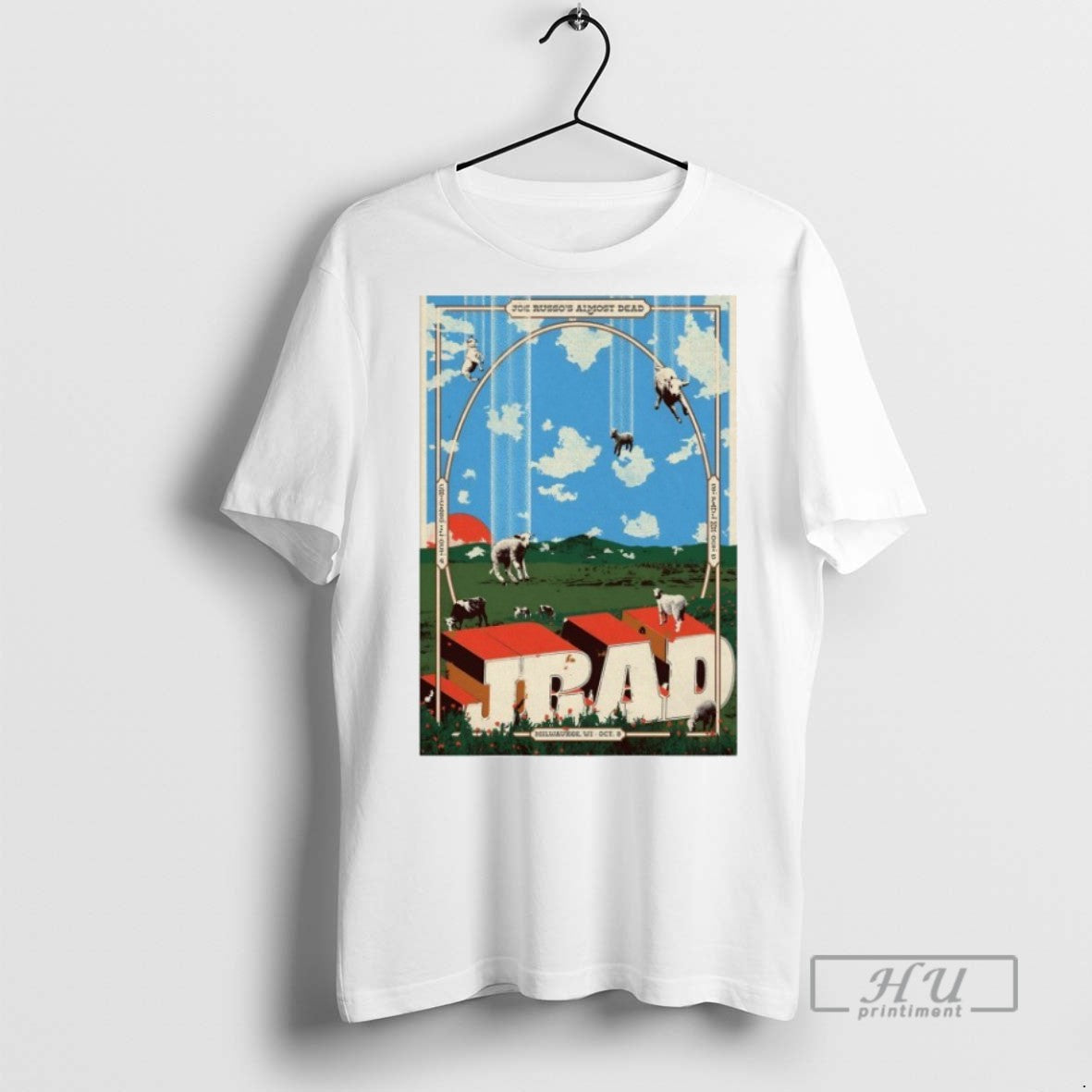 Trending Joe Russos Jrad Almost Dead Oct 3 2025 Milwaukee Wi Lamb T Shirt Unisex T-shirt, Sweatshirt, Hoodie, Long Sleeve Tee - T-Shirt, Sweatshirt, Hoodie