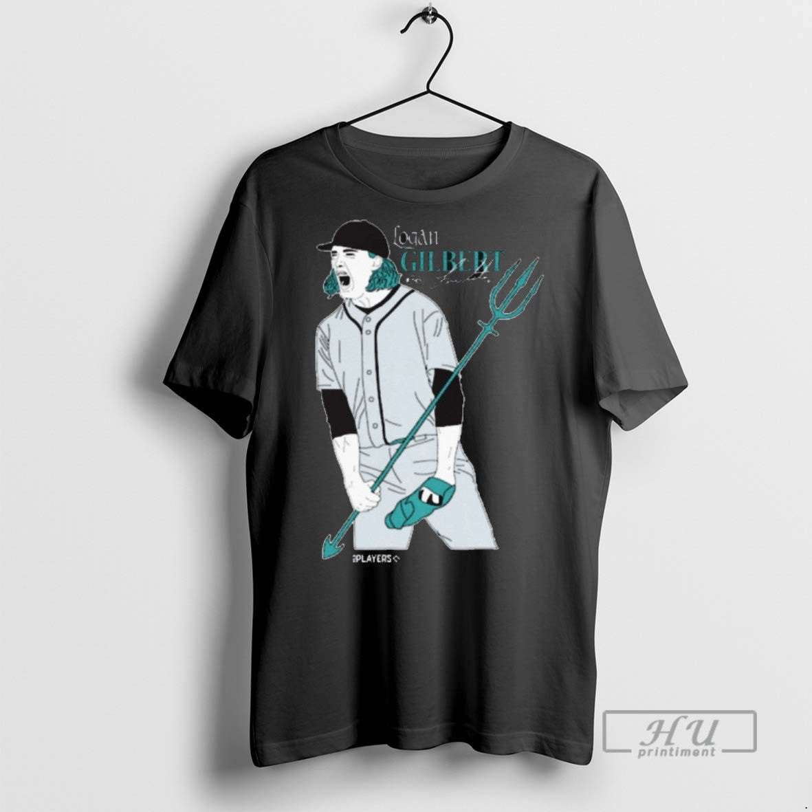 Trending Logan Gilbert Trident Seattle Mariners Mlb Signature Painting T Shirt Unisex T-shirt, Sweatshirt, Hoodie, Long Sleeve Tee - T-Shirt, Sweatshirt, Hoodie