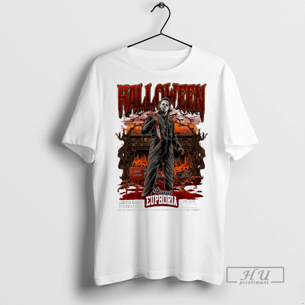 Trending Mm Halloween Planet Euphoria Artwork 2025 T Shirt Unisex T-shirt, Sweatshirt, Hoodie, Long Sleeve Tee - T-Shirt, Sweatshirt, Hoodie