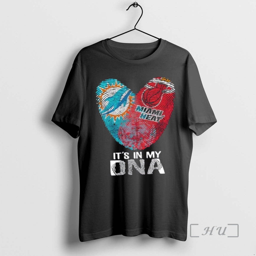 Trending Miami City Sports Dolphins X Heart My Dna Fingerprint Heart T-Shirts, Hoodie, Sweatshirt - T-Shirt, Sweatshirt, Hoodie