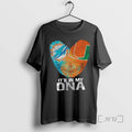 Trending Miami City Sports Dolphins X Hurricanes My Dna Fingerprint Heart T-Shirts, Hoodie, Sweatshirt - T-Shirt, Sweatshirt, Hoodie