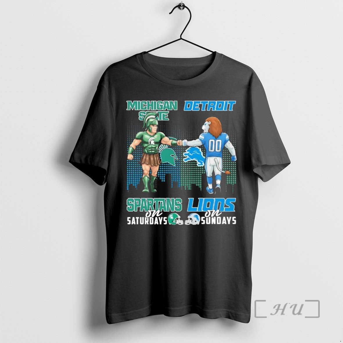 Trending Michigan State Spartans Saturdays Detroit Lions Sundays Mascot T-Shirts, Hoodie, Sweatshirt - T-Shirt, Sweatshirt, Hoodie