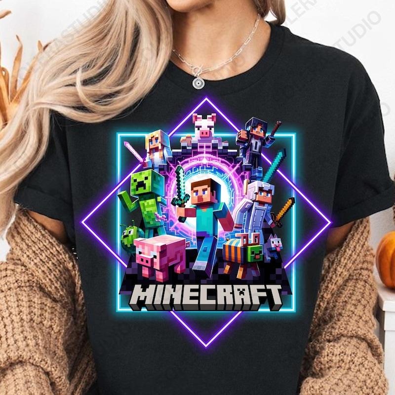 Trending Movie Shirt Movie Main Characters Group Shot Cartoon Shirt Game Character Shirt Pixel Gamer Squad Shirt T-Shirts, Hoodie, Sweatshirt - T-Shirt, Sweatshirt, Hoodie