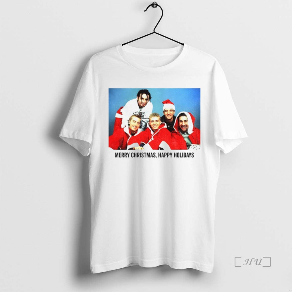 Trending Nsync Boy Band Merry Happy Holidays T-Shirts, Hoodie, Sweatshirt - T-Shirt, Sweatshirt, Hoodie