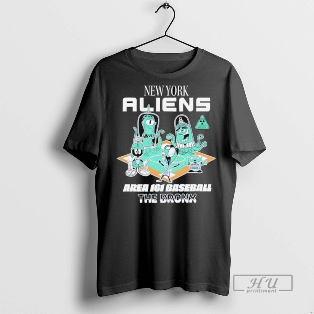 Trending New York Aliens Area 161 Baseball The Bronx T Shirt Unisex T-shirt, Sweatshirt, Hoodie, Long Sleeve Tee - T-Shirt, Sweatshirt, Hoodie