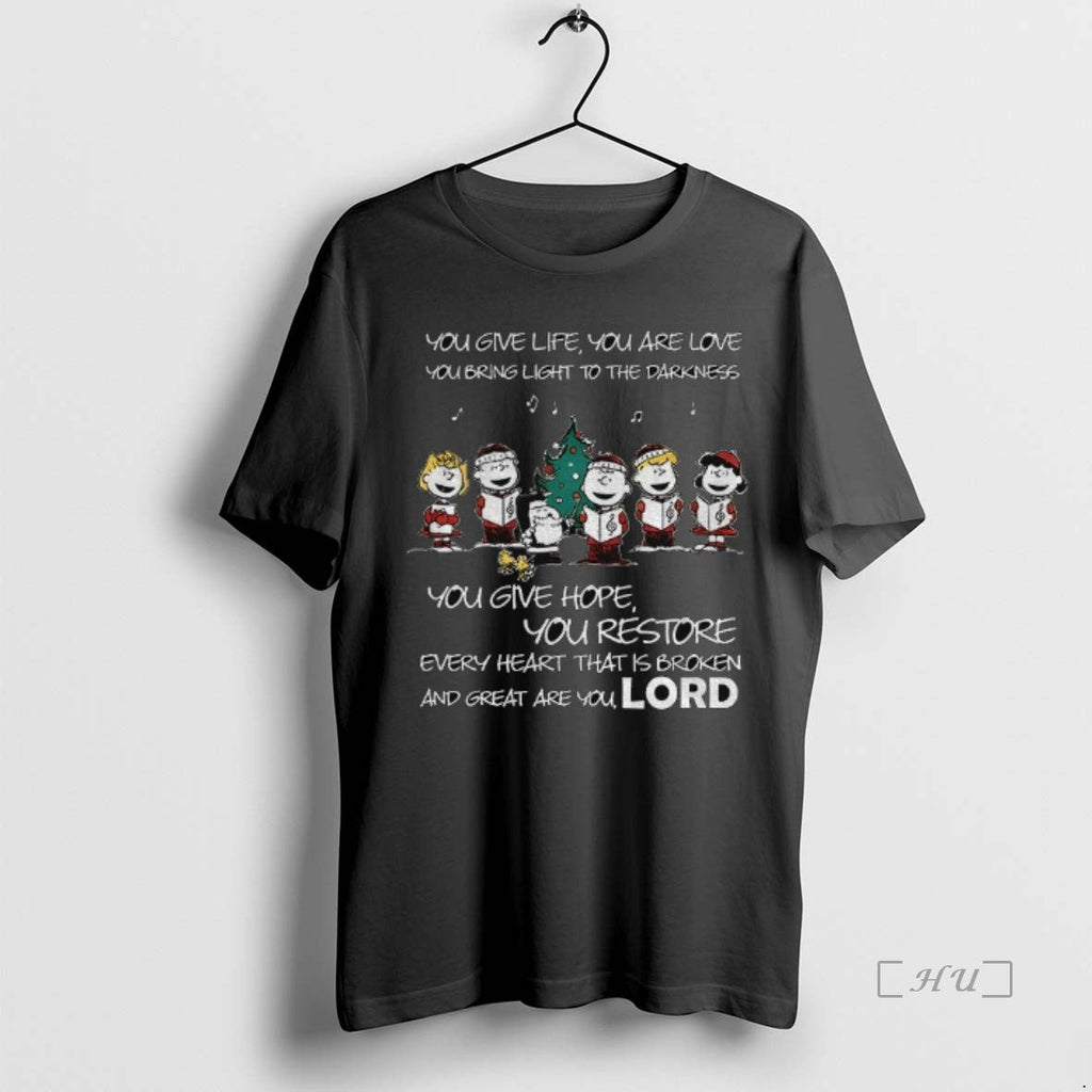 Trending Peanuts You Give Life You Are Love You Bring Light Darkness You T-Shirts, Hoodie, Sweatshirt - T-Shirt, Sweatshirt, Hoodie
