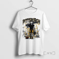 Trending Pittsburgh Football Skeleton Bootleg Skyline T-Shirts, Hoodie, Sweatshirt - T-Shirt, Sweatshirt, Hoodie